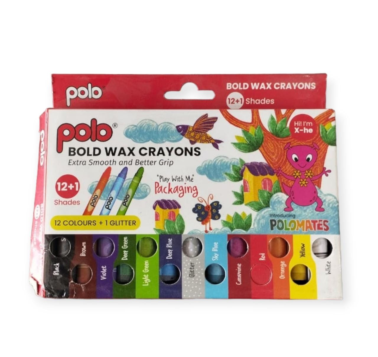 Polo bold wax crayons 