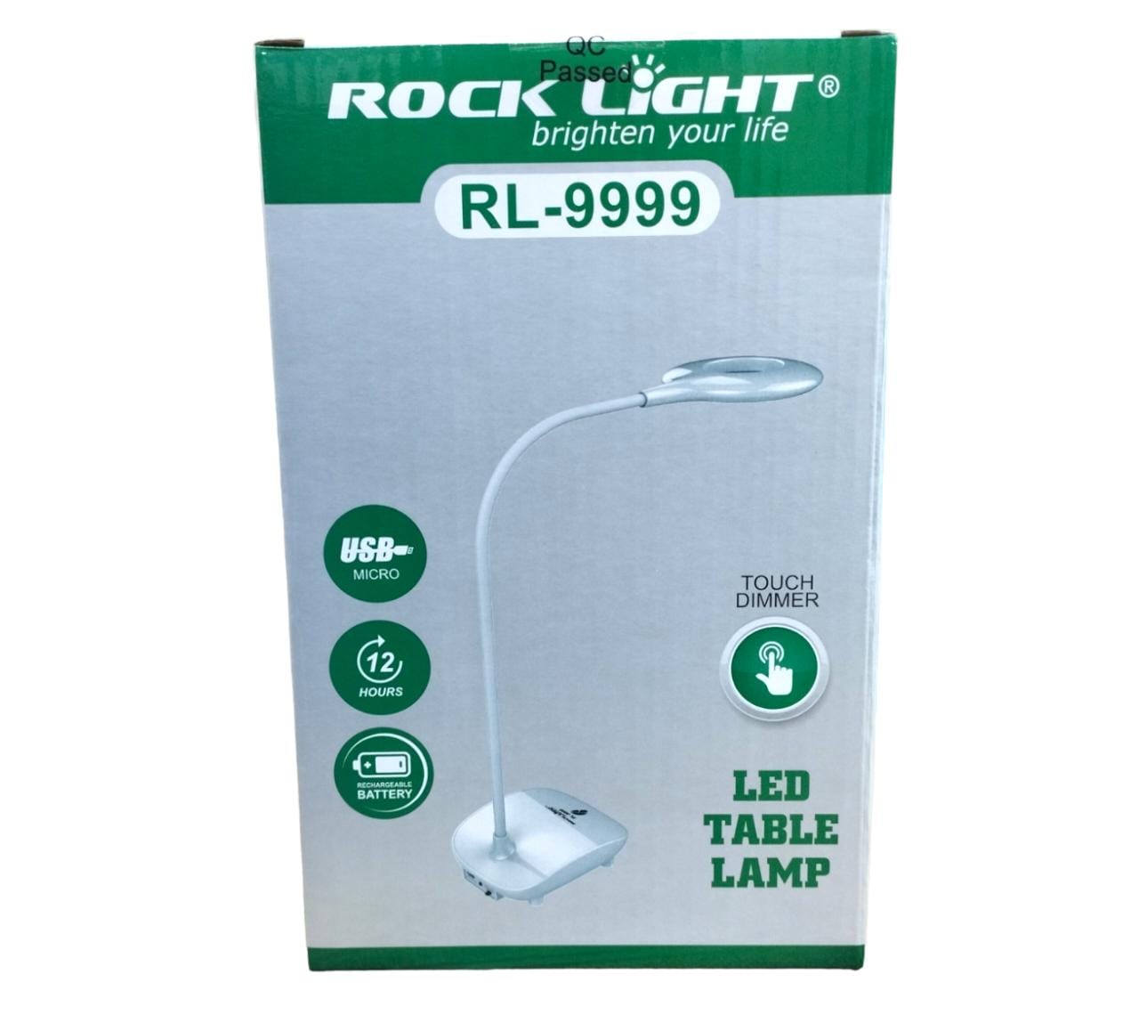 Rock light brighten your life led table lamp 