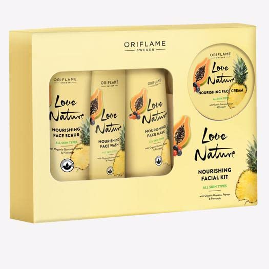 Combo oriflame nourishing face scrub