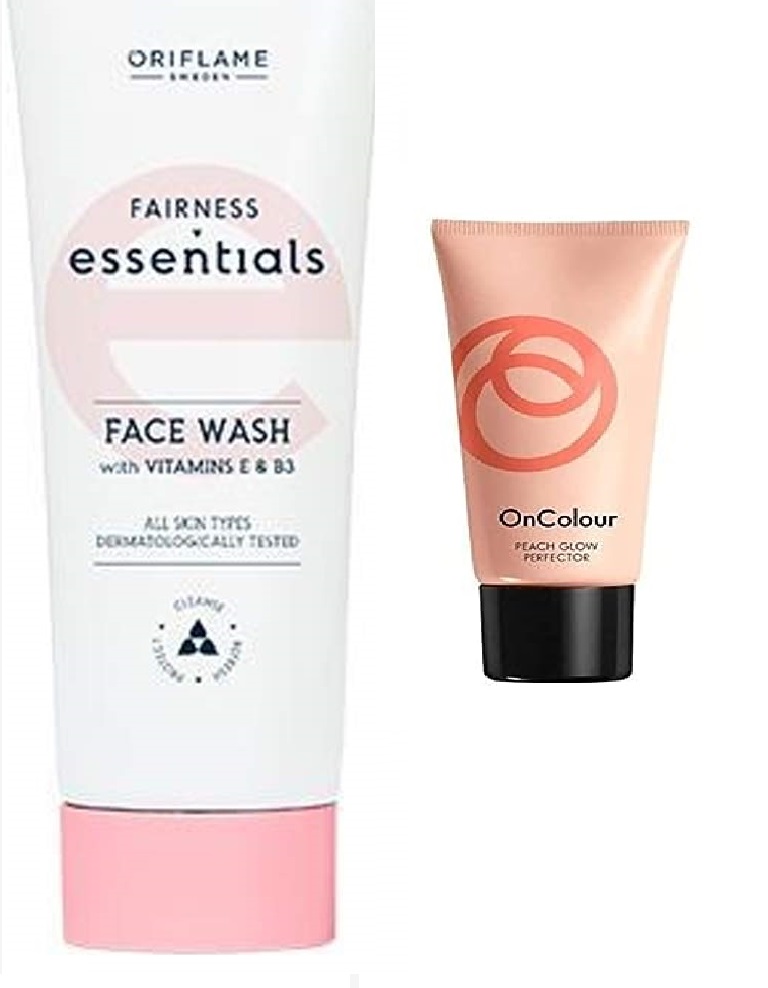  Combo Oriflame essentials face was  on colour perfector