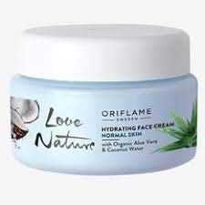 Love nature oriflame face cream normal skin 