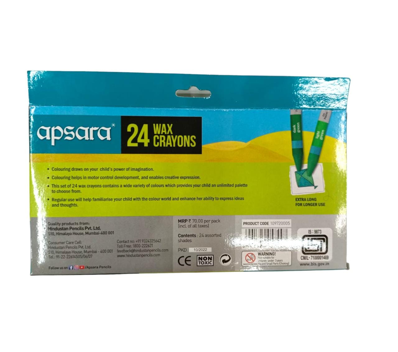 Apsara wax crayons 