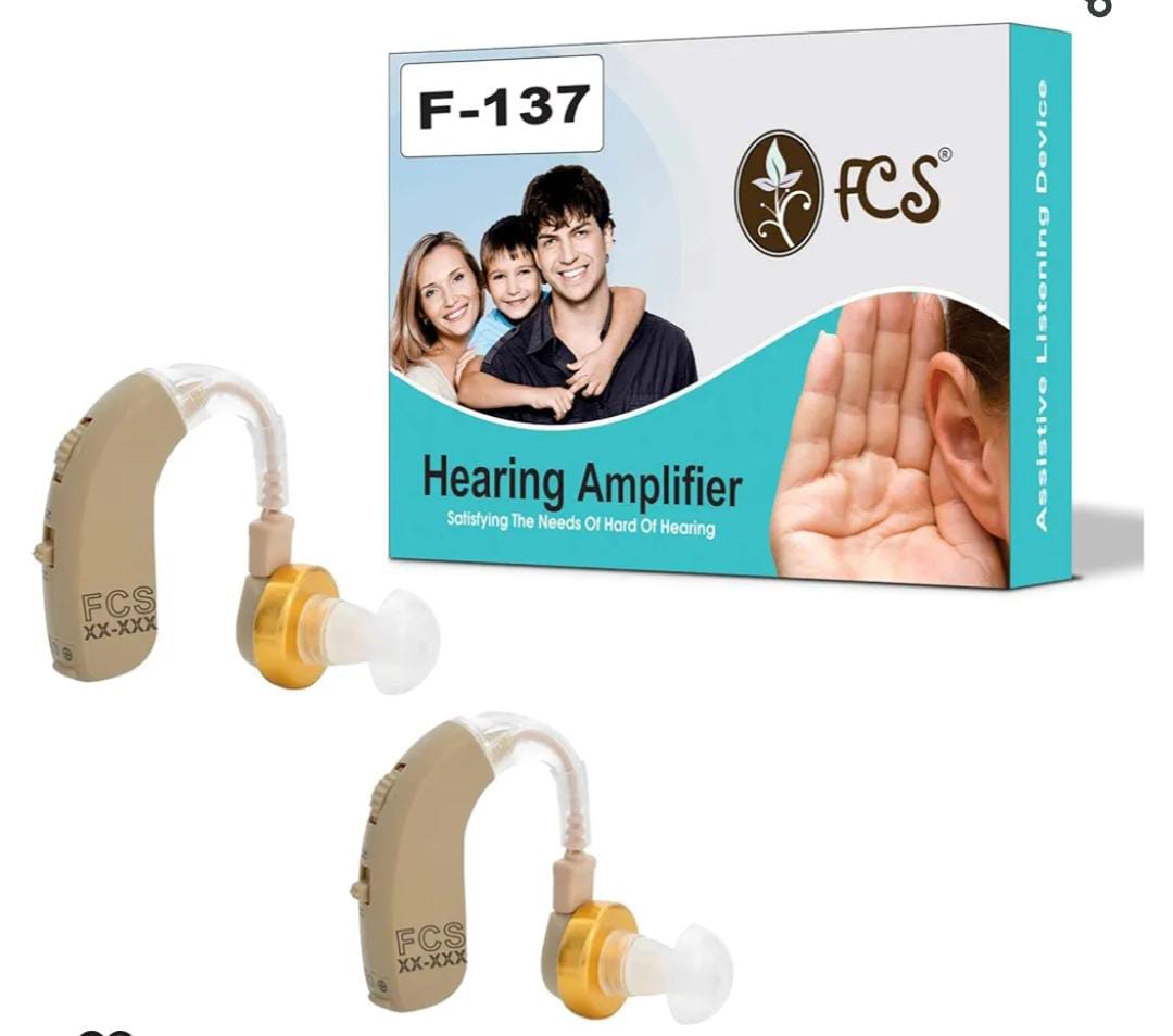 Behind The Ear Personal Sound Amplification Product (PSAP) For Mild to Moderate Loss. (Pack of two)