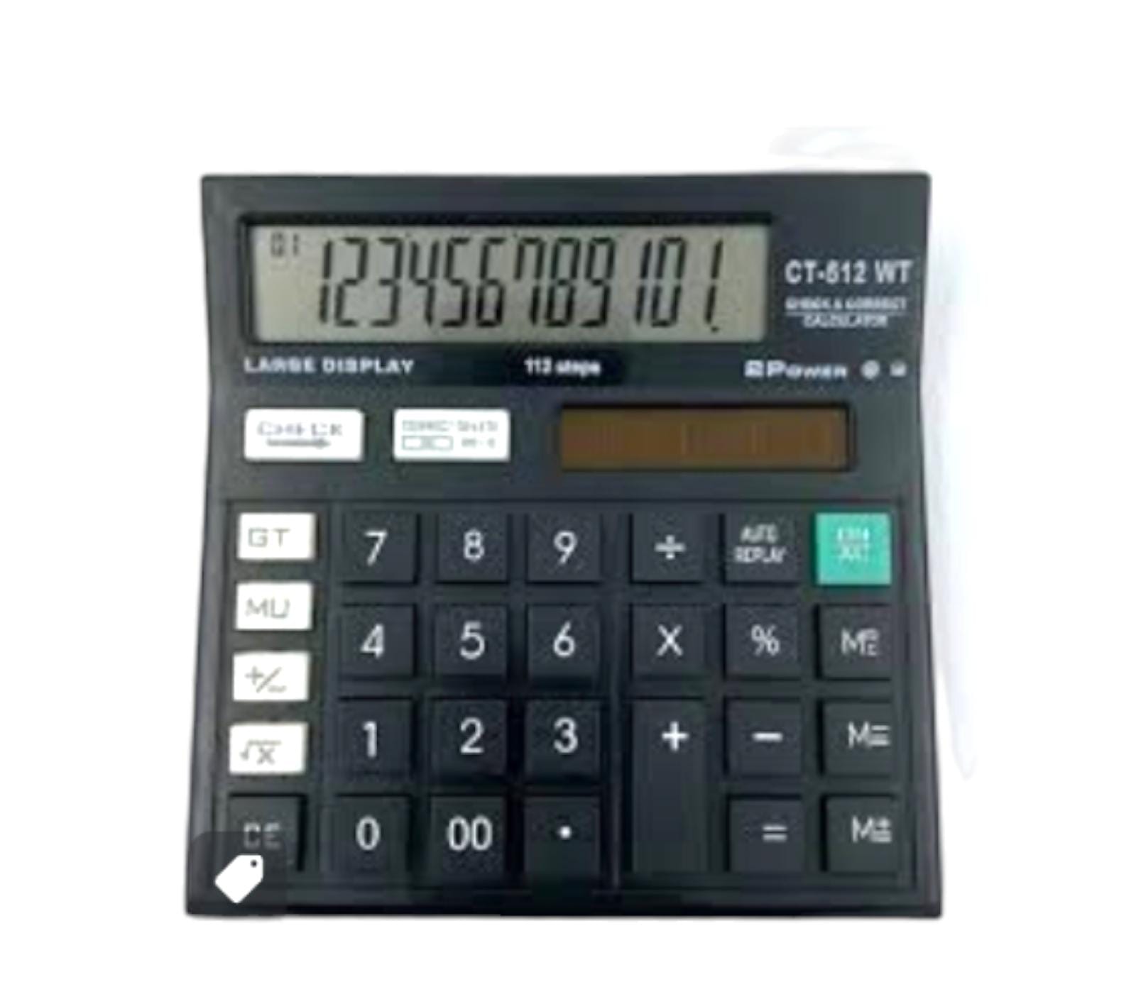 Digit dual power basic calculator 